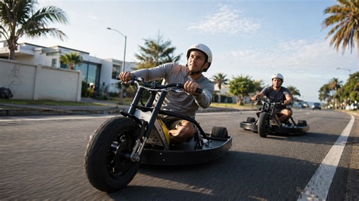 What is it like riding a Blokart at speed?