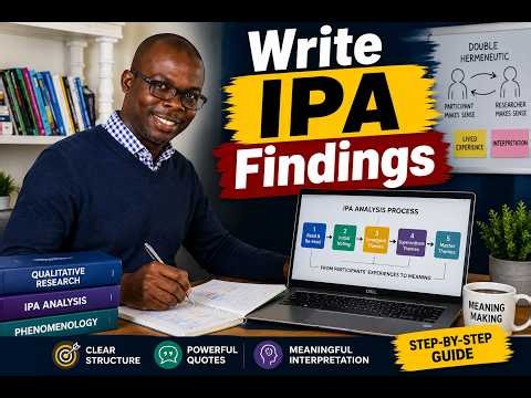 The BEST Way to Write Your IPA Findings Chapter (Step-by-Step)