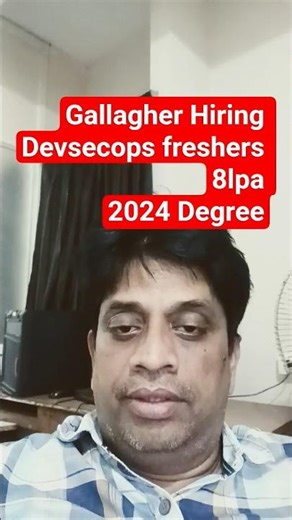 Gallagher Hiring Trainee #DevSecOps Engineer #Freshers# 2024