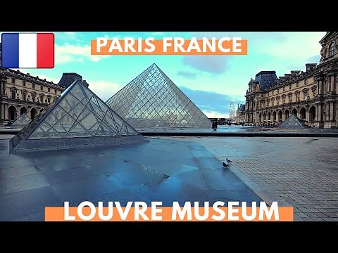 louvre Museum Paris Walking Tour | World Biggest Museum | 4K UHD 60FPS | 10 December 2021 | France