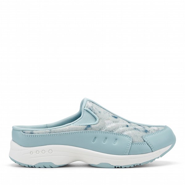Women's Traveltime Clogs - Light Blue Multi | Easy Spirit
