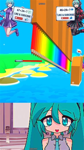 HIMITSU DA YO CrimsonNebulablazeEdgeHatsune& Miku 🔺🔥⚔️ #memes​ #初音ミク​ #ボカロ​ #HatsuneMiku​ #Vocaloid​