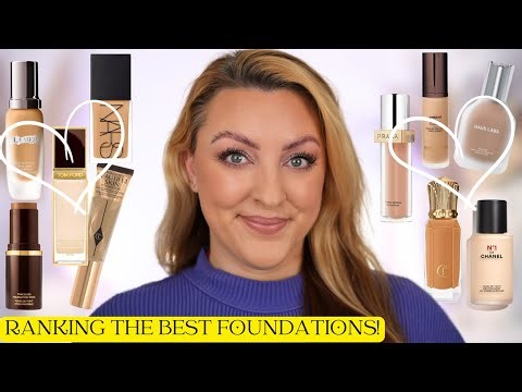 RANKING THE BEST FOUNDATIONS I'VE EVER TRIED | Over 40!