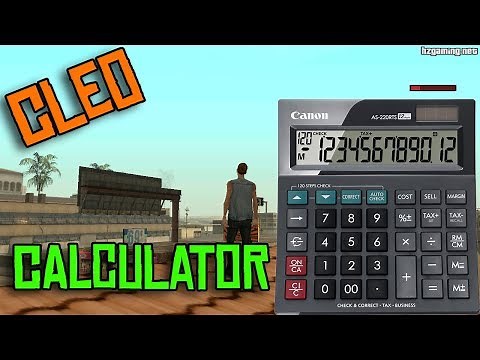 [CLEO] Calculator - Useful for RP servers and reaction tests