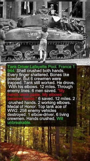 1 Both-Hands-Crushed Tank Driver Drove 12 Miles Using His Elbows to Save 6 Trapped Men | Military