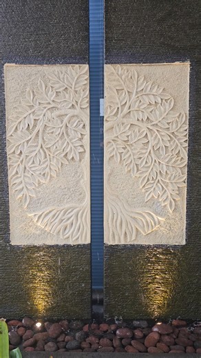 Hand Carved Twin Panel Water Feature Serenity Water Gardens 280 Hampstead Rd Clearview Open 7 Days 10 am to 5 pm your own piece of serenity | Serenity Water Gardens