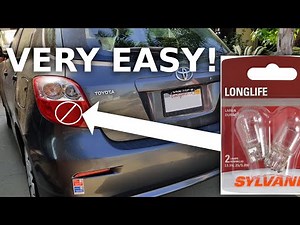Toyota Matrix Tail Brake Light Bulb Replace
