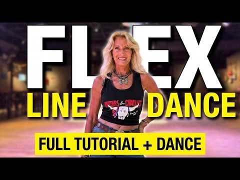 Flex Line Dance — Tutorial & Full Dance in One! | Cupid | Dr. Tina