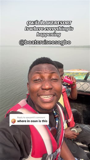 Replying to @opeyemi Ọsun is moving and @boatcruiseosogbo is really shaping Osun tourism into map. This is a great innovation and finally we can go on boat cruise in Ọsun state. To the indigene of Osun and visitors, this is a great and we are praying for more of it 🤎🙏🏽#oladapotalks #tourism #owalalakeresort