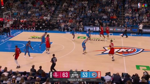 Caruso disrupts on defense, finishes with command