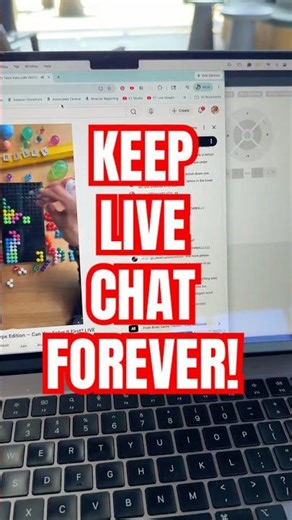 How I Livestream on YouTube - Turn the Live Chat Replay ON #shorts #youtuber