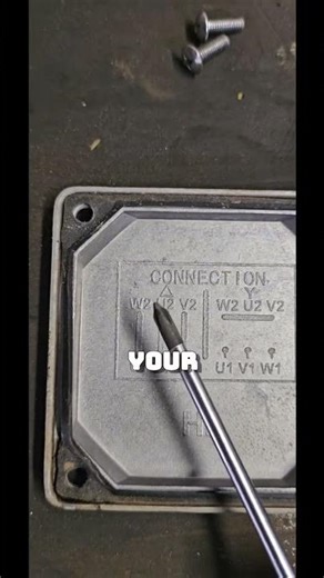 Understanding Star and Delta Connections in 3-Phase Motors #shorts