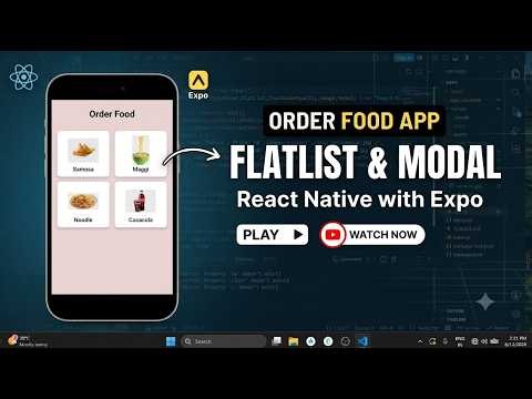 React Native FlatList & Modal Tutorial: Build a Complete Food App 🚀