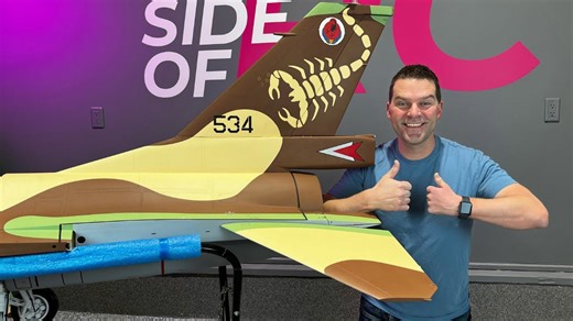 Israeli Thunder - Skymaster F16 IAF Scheme 1 5th Scale F-16 RC Jet