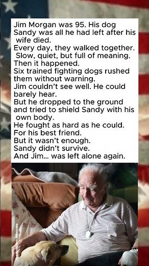 He Tried to Save His Dog… at 95 💔 #Shorts #Heartbreaking #Loyalty