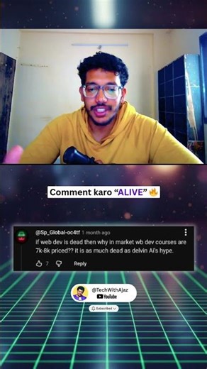 Will AI Replace Web Devs and Make Courses USELESS? #shorts