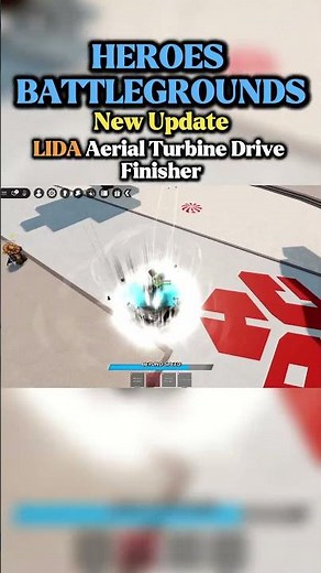 Lida "Aerial Turbo Drive" Finisher Showcase 💨 (Heroes Battlegrounds)