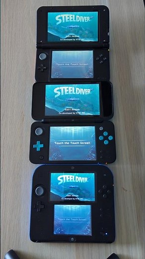 Steeldiver- Nintendo 3DS XL vs New 2DS XL vs 2DS Speed Comparison