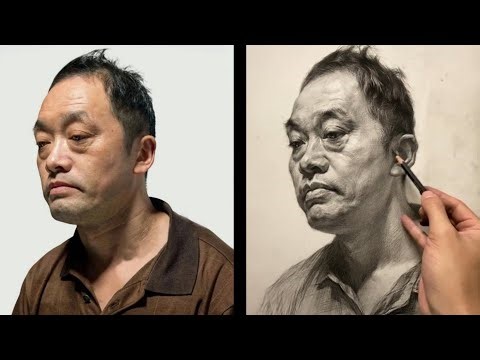 How to Draw A Portrait of A Man Step by Step | Portrait Drawing Tutorial