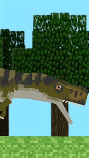 Minecraft jurassicraft trex showcase #shorts #minecraft #jurassicworld