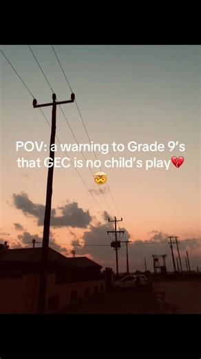 Grade 9 GEC: A Serious Wake-Up Call