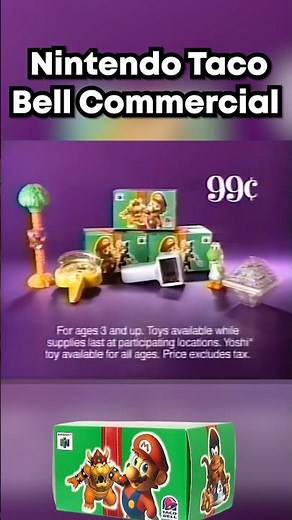 OLD Nintendo Taco Bell Commercial 🌮