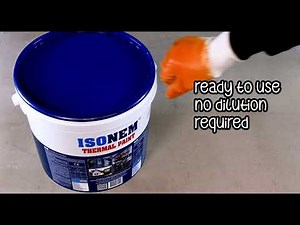 HOW TO APPLY ISONEM THERMAL PAINT FOR EXTERIOR