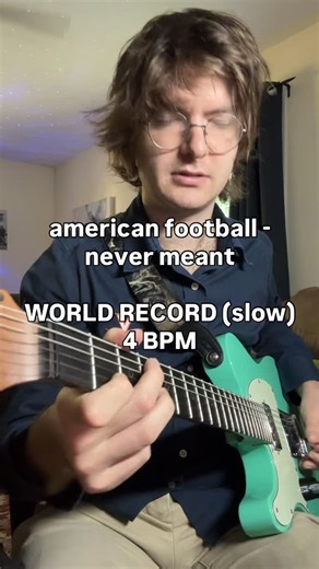 Brian Tafazoli on Instagram: "this is genuinely so much harder than my other world record attempt #guitar #reels #fyp #nevermeant #americanfootball #emo #emoguitar #speedrun #memes #midwestemo #mathrock"