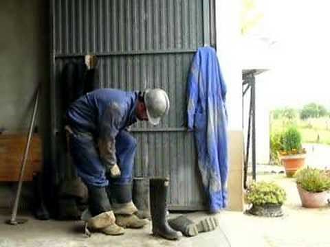 Waders and rubberboots smoking II