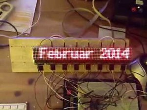 Infodisplay mit Max7219