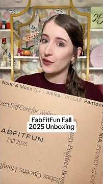 FALL 2025 FABFITFUN UNBOXING #fabfitfun #beauty #makeup #fabfitfununboxing #fabfitfunbox #shorts