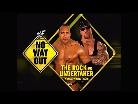 Story of The Rock vs. The Undertaker | No Way Out 2002
