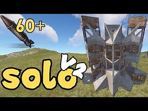 Strongest Solo Base in Rust. 60+ Rockets!