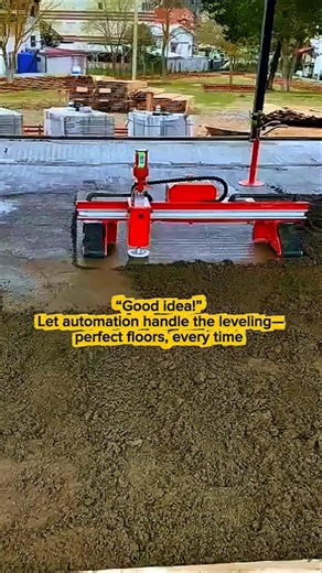 Next-Gen Build! Auto Floor Plastering Robot Delivers Perfect Level 🤖🏗️🔥