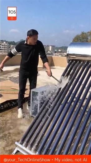 WATER HEATER replacement 💧☀️⚙️#shorts #technology #innovation #skills #crafts