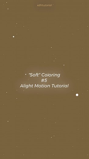 Soft Coloring Tutorial on Alight Motion