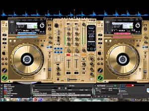 virtual dj skins CDJ 2000 Gold