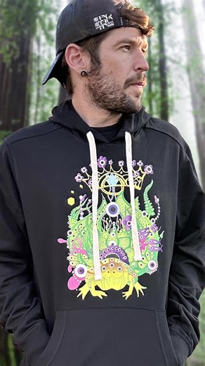 Hi, It's Di! And I want to show you my new clothing collection. The focus for the clothing I create is to provide very unique but affordable, wearable psychedelic art. I use premium DTF transfers that are made for durability and certified for over 100 washes. I hand press each item in house and ship them directly from my studio. These are mixed media artworks- you'll find most were hand drawn, digitally vectorized, and then colored. None of my clothing images are created with AI. You’re getting 