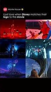 I just love when Disney matches their logo to the movie