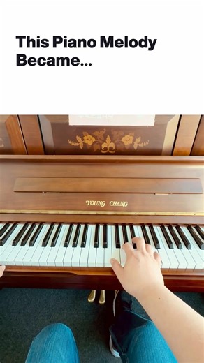 피아노 멜로디가 이렇게 바뀌었습니다. Before & After: This Piano Melody