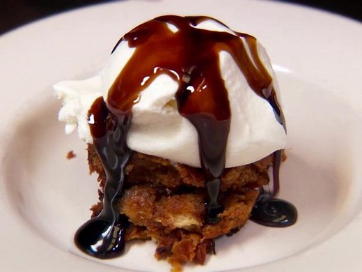 Jack and Cola Bread Pudding with Whiskey Ice Cream