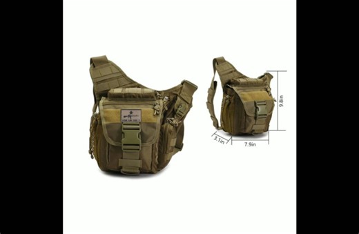 Watch The tactical messenger shoulder bag details on Amazon Live