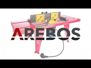 Arebos Oberfräsentisch