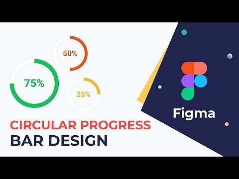 Circular progress bar design in Figma | Figma Tutorial For Beginners 2021 | MrSid