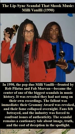 The Lip-Sync Scandal That Shook Music: Milli Vanilli (1990)