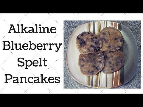 Blueberry Spelt Pancakes Dr.Sebi Alkaline Electric Recipe