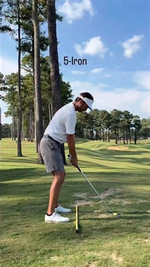 Hitting some five irons and working on the game. #golf #golfswing #golftips