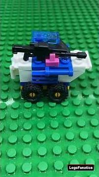 LEGO Assembly Building A Mini Tank Micro Military Vehicle