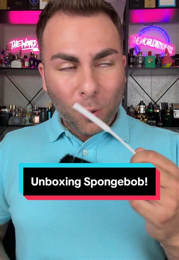 SpongeBob Cologne Unboxing 🤯 #fragrancetiktok #perfumetiktok #perfumetok #fragrancetok #cologne
