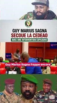 Guy Marius Sagna shakes up ECOWAS with an explosive intervention #marechalneat